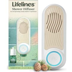 Lifelines Wall-Mounted Essential Oil Shower Diffuser only $17.99 (Reg. $30!)